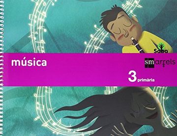 portada Música. 3 Primària. Saba (in Spanish)