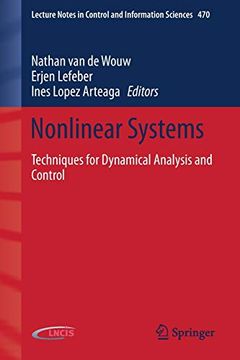 portada Nonlinear Systems Techniques for Dynamical Analysis and Control (en Inglés)
