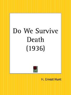 portada do we survive death (in English)