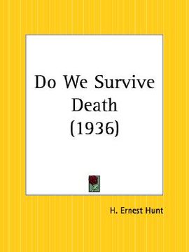 portada do we survive death (en Inglés)