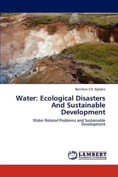 portada water: ecological disasters and sustainable development (en Inglés)