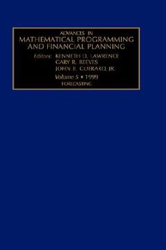 portada advances in mathematical programming and financial planning: vol 5 (en Inglés)