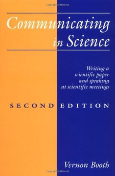 portada Communicating in Science 2nd Edition Paperback: Writing a Scientific Paper and Speaking at Scientific Meetings (en Inglés)