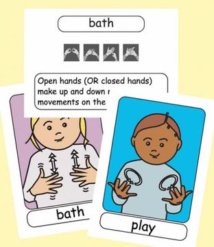 portada Let's Sign BSL Flashcards: Early Years and Baby Signs (British Sign Language)