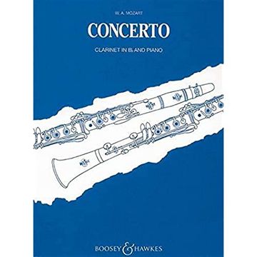 portada Boosey and Hawkes Mozart W. A. - Concerto kv 622 Pour Clarinet en sib et Piano Classical Sheets Clarinet