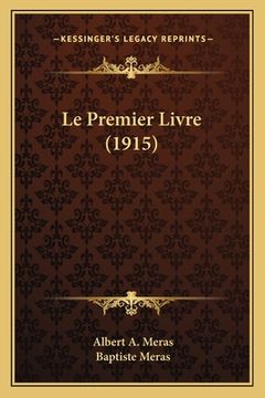 portada Le Premier Livre (1915) (in French)