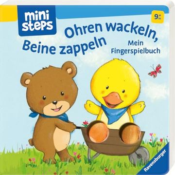 portada Ministeps: Ohren Wackeln, Beine Zappeln Mein Fingerspielbuch, ab 9 Monaten (en Alemán)