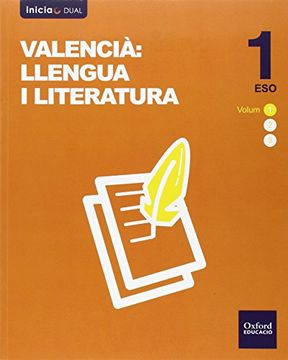 portada Lengua Valenciana Y Literatura. Libro Del Alumno. ESO 1 - Volumen Annual (Inicia)
