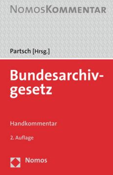 portada Bundesarchivgesetz (en Alemán)