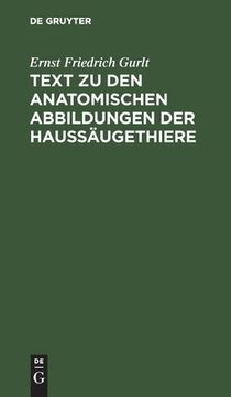 portada Text zu den Anatomischen Abbildungen der Haussäugethiere: [Textbd. ] (in German)