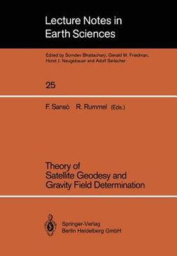 portada theory of satellite geodesy and gravity field determination (en Inglés)