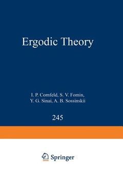portada Ergodic Theory (en Inglés)