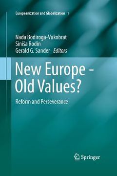 portada New Europe - Old Values?: Reform and Perseverance (en Inglés)