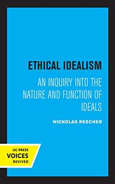 portada Ethical Idealism (en Inglés)