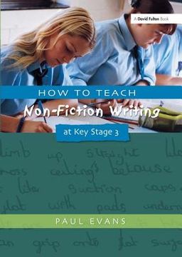 portada How to Teach Non-Fiction Writing at Key Stage 3 (in English)