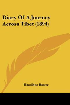 portada diary of a journey across tibet (1894) (en Inglés)