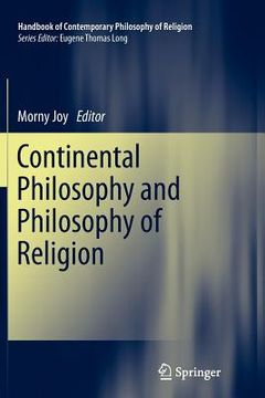 portada continental philosophy and philosophy of religion (en Inglés)