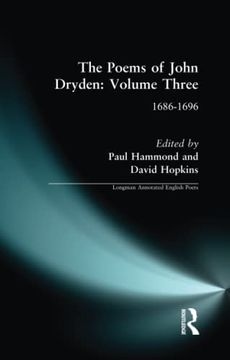portada The Poems of John Dryden: Volume Three (Longman Annotated English Poets) 