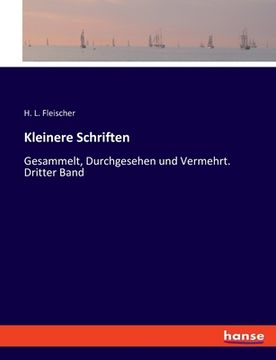 portada Kleinere Schriften: Gesammelt, Durchgesehen und Vermehrt. Dritter Band (in German)