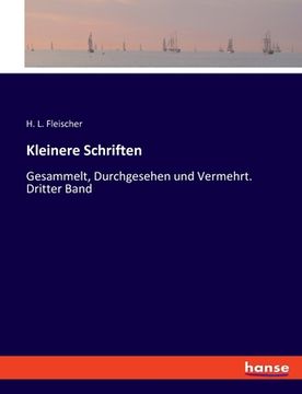 portada Kleinere Schriften: Gesammelt, Durchgesehen und Vermehrt. Dritter Band (en Alemán)