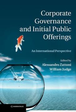 portada Corporate Governance and Initial Public Offerings: An International Perspective (en Inglés)