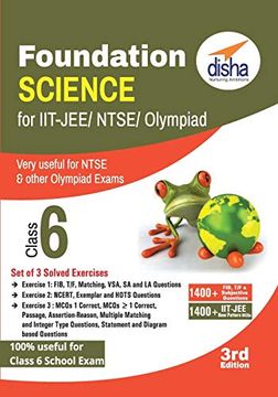 portada Foundation Science for Iit-Jee/ Neet/ Ntse/ Olympiad Class 6 - 3rd Edition (en Inglés)