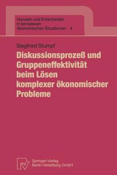 portada diskussionsprozea und gruppeneffektivitat beim lasen komplexer akonomischer probleme (in German)
