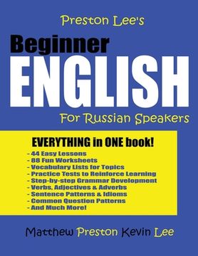 portada Preston Lee's Beginner English For Russian Speakers (en Inglés)