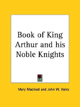portada book of king arthur and his noble knights