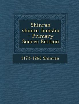 portada Shinran shonin bunshu (en Japonés)