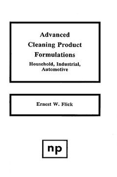 portada advanced cleaning product formulations: household, industrial, automotive (en Inglés)