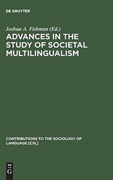 portada Advances in the Study of Societal Multilingualism (en Inglés)