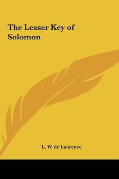 portada the lesser key of solomon (en Inglés)
