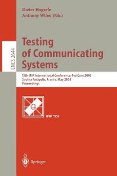 portada testing of communicating systems (en Inglés)