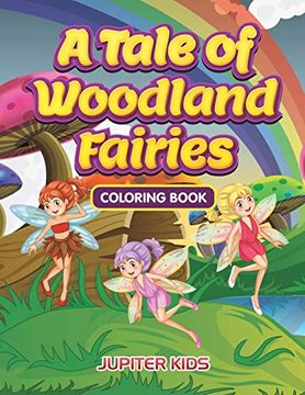 portada A Tale of Woodland Fairies Coloring Book (en Inglés)
