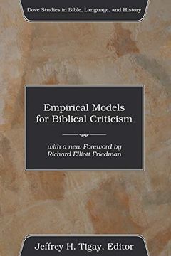 portada Empirical Models for Biblical Criticism: (Dove Studies in Bible, Language, and History) 