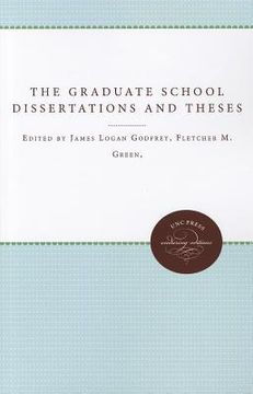 portada the graduate school dissertations and theses (in English)