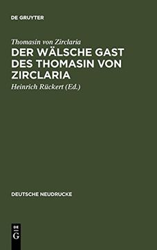 portada Der Wälsche Gast des Thomasin von Zirclaria (in German)