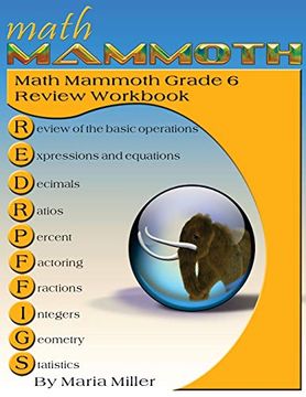 portada Math Mammoth Grade 6 Review Workbook (en Inglés)