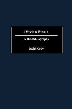 portada vivian fine: a bio-bibliography (en Inglés)