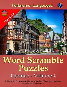 portada Parleremo Languages Word Scramble Puzzles German - Volume 4 (en Alemán)