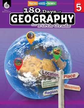 portada 180 Days of Geography for Fifth Grade (180 Days of Practice) (in English)