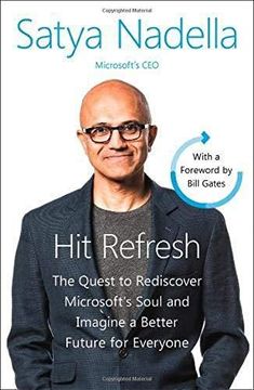 portada Hit Refresh: A Memoir by Microsoft's CEO (Paperback) (in English)