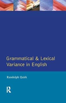 portada Grammatical and Lexical Variance in English (en Inglés)
