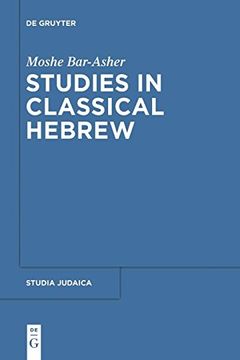 portada Studies in Classical Hebrew (Studia Judaica) (en Inglés)
