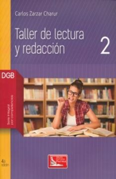 portada Taller de Lectura y Redaccion 2. Bachillerato. Dgb Serie Integral por Competencias