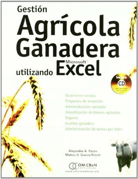 portada Gestion Agricola Ganadera Utilizando Microsoft Excel+Cd