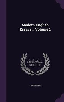 portada Modern English Essays .. Volume 1 (en Inglés)