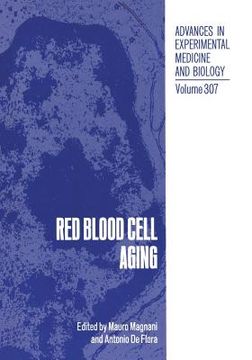 portada Red Blood Cell Aging (en Inglés)