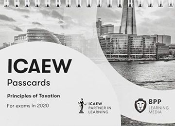 portada Icaew Principles of Taxation: Passcards (en Inglés)